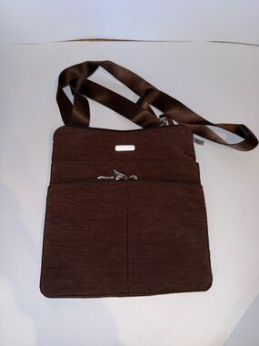Baggallini Dark Brown Crossbody Messenger Bag for Men